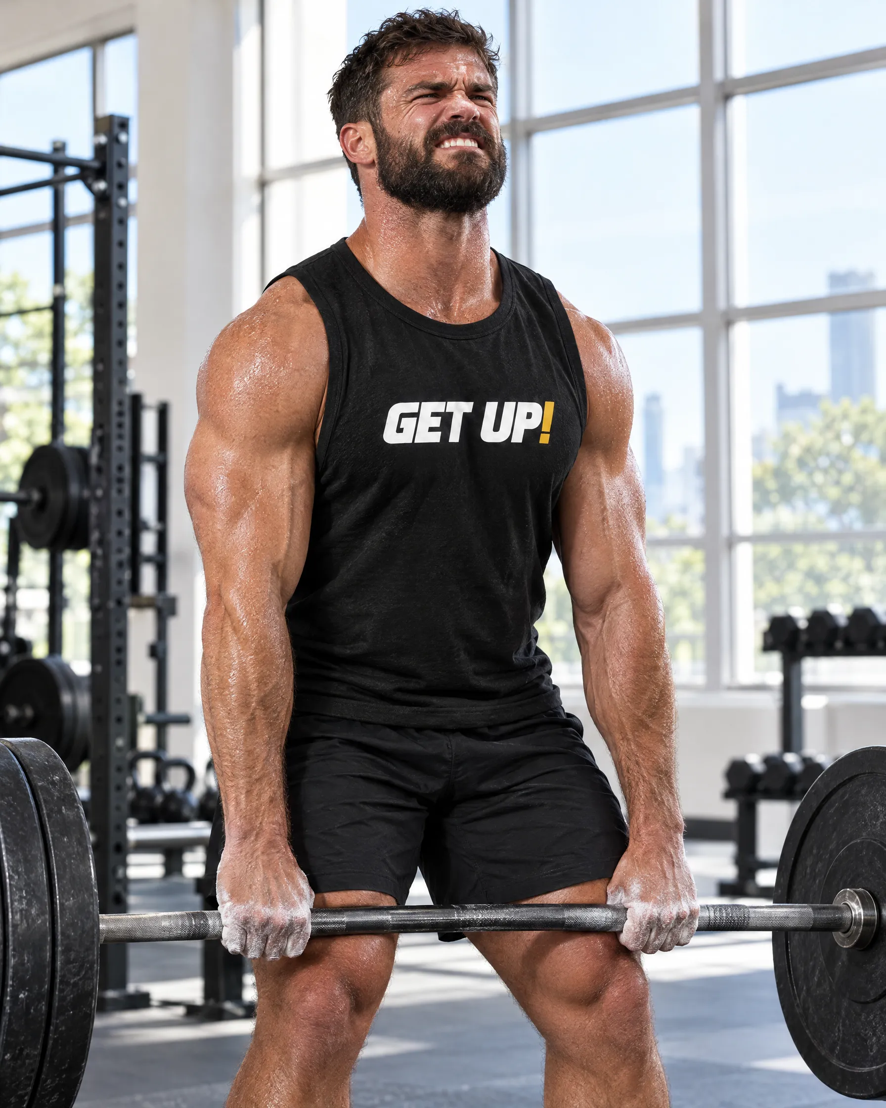 Grind Lifting Tank in use